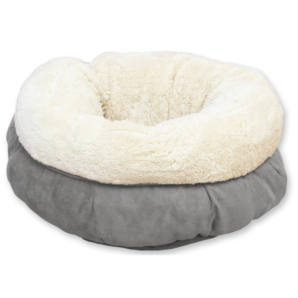 AFP Lambswool - Donut Bed Grijs