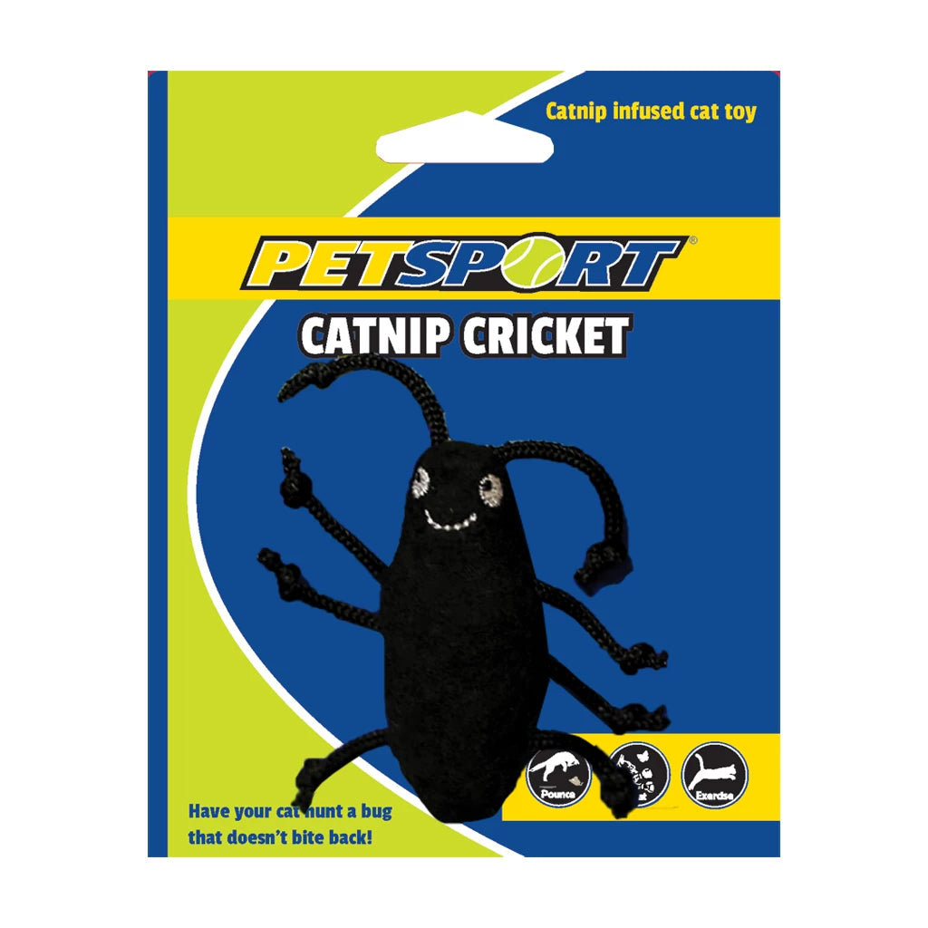 Petsport Catnip Cricket Zwart